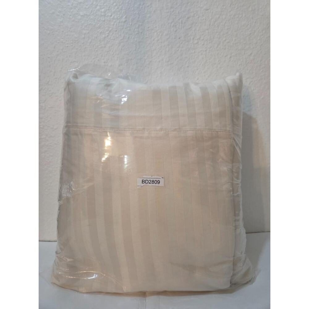 Fairfield Square Ivory Stripe King 2 Pc. Sheet Set